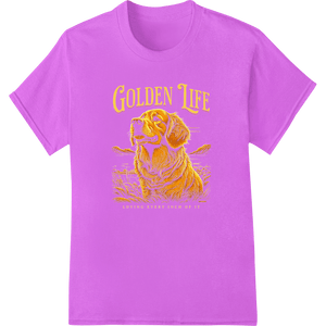 Majestic Golden Retriever in Nature - Super DTF Print - SUPERDTF - DTF Prints - DTF Transfers - Custom DTF Prints