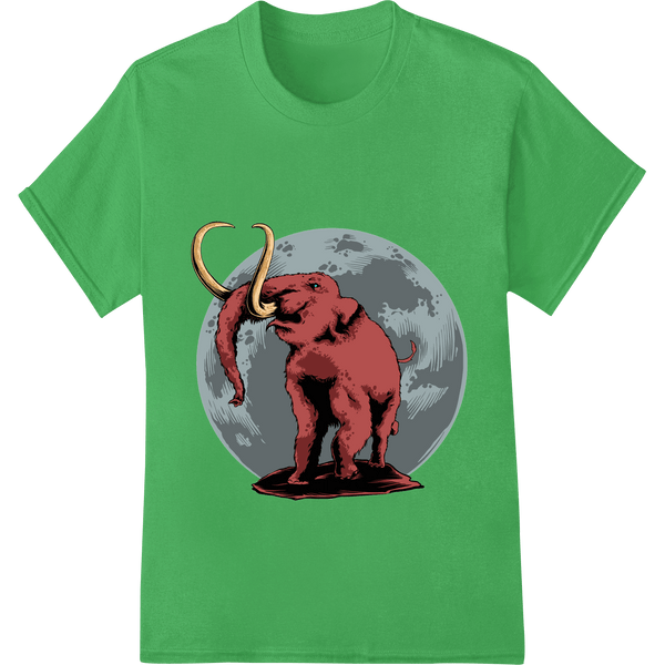 Majestic Mammoth: Eco - Friendly Earth Day Heat Transfer - SUPERDTF - DTF Prints - DTF Transfers - Custom DTF Prints