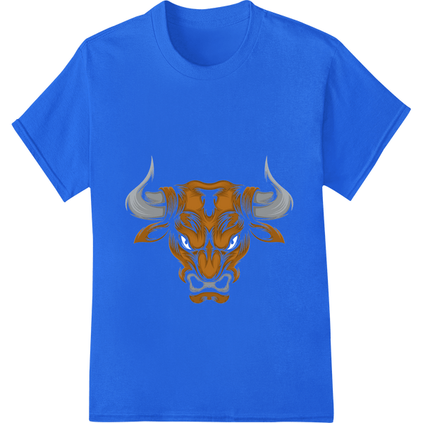 Majestic Tribal Bull Head Vector Graphic Heat Transfer - SUPERDTF - DTF Prints - DTF Transfers - Custom DTF Prints