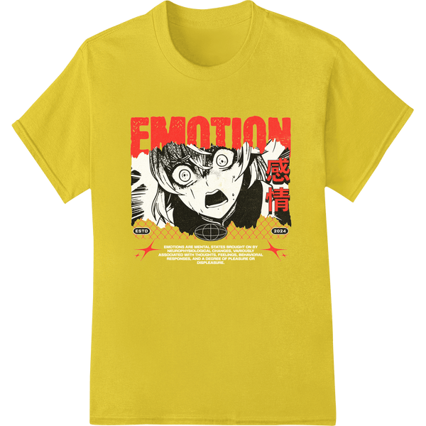 Manga Emotion Shocked Face EMOTION DTF Print Heat Transfer - SUPERDTF - DTF Prints - DTF Transfers - Custom DTF Prints