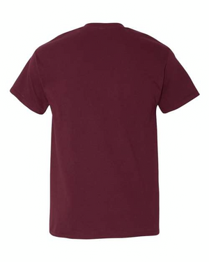 Gildan 5300 Maroon back