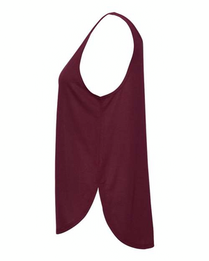 BELLA + CANVAS 8802 Maroon direct side