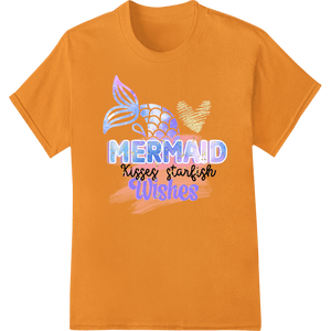 Mermaid Magic: Kisses & Starfish Wishes | Super DTF Print - SUPERDTF - DTF Prints - DTF Transfers - Custom DTF Prints