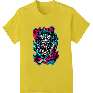 Mesmerizing Skull: Dark Abstract DTF Print Heat Transfer - SUPERDTF - DTF Prints - DTF Transfers - Custom DTF Prints