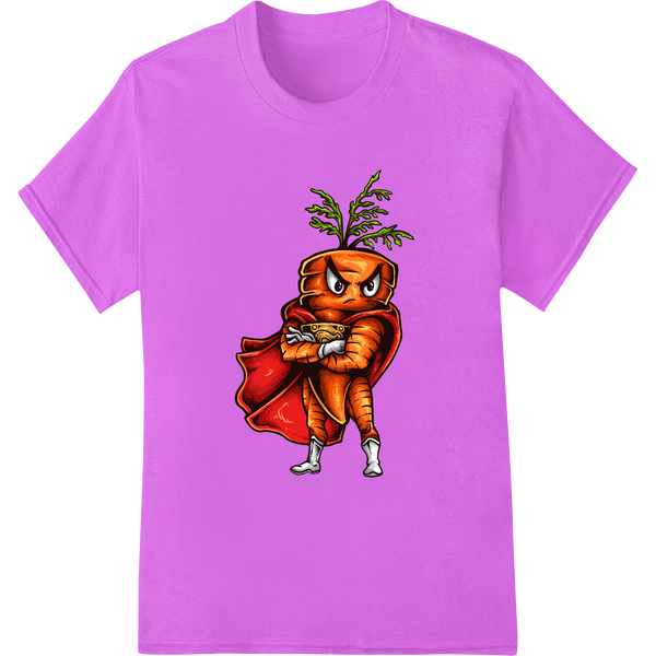 Mighty Super Carrot Hero - Easter DTF Print Heat Transfer - SUPERDTF - DTF Prints - DTF Transfers - Custom DTF Prints