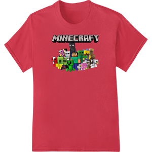 Minecraft Madness: Iconic Characters Heat Transfer Print - SUPERDTF - DTF Prints - DTF Transfers - Custom DTF Prints