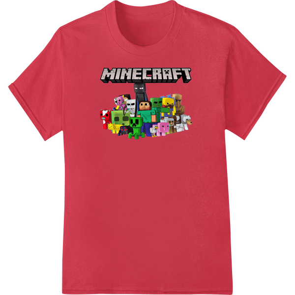 Minecraft Madness: Iconic Characters Heat Transfer Print - SUPERDTF - DTF Prints - DTF Transfers - Custom DTF Prints