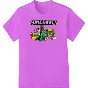 Minecraft Mania: Iconic Characters Heat Transfer Print - SUPERDTF - DTF Prints - DTF Transfers - Custom DTF Prints