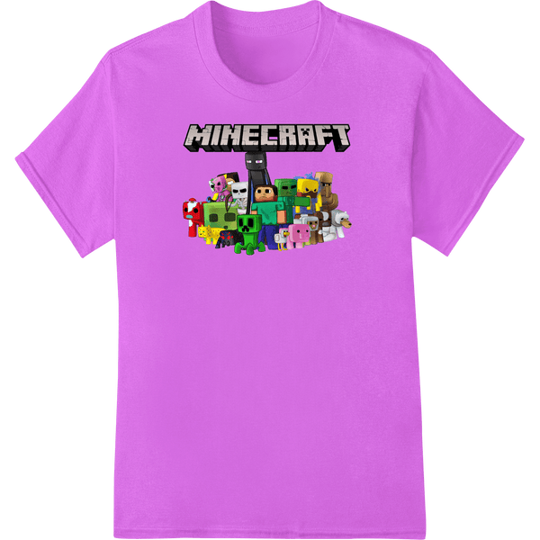 Minecraft Mania: Iconic Characters Heat Transfer Print - SUPERDTF - DTF Prints - DTF Transfers - Custom DTF Prints