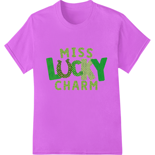 Miss Lucky Charm: Shamrock Style for St. Patrick's Day - SUPERDTF - DTF Prints - DTF Transfers - Custom DTF Prints