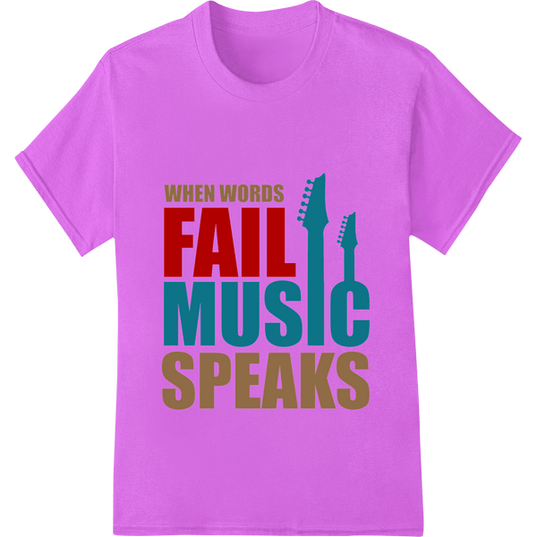 Music Speaks When Words Fail: Inspiring DTF Print Design - SUPERDTF - DTF Prints - DTF Transfers - Custom DTF Prints