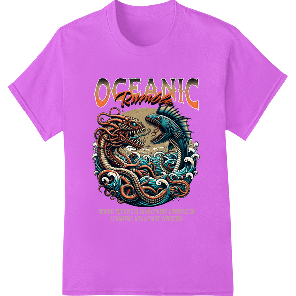 Mythical Oceanic Creature - Vibrant DTF Print Heat Transfer - SUPERDTF - DTF Prints - DTF Transfers - Custom DTF Prints