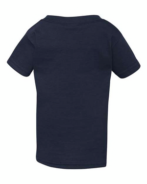 Gildan 5100P Navy back
