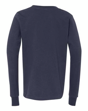 BELLA + CANVAS 3501Y Navy back