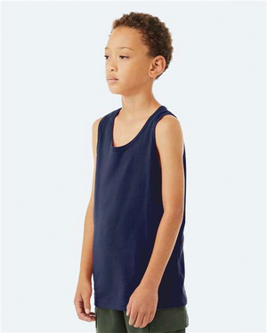 BELLA + CANVAS 3480Y Navy model side