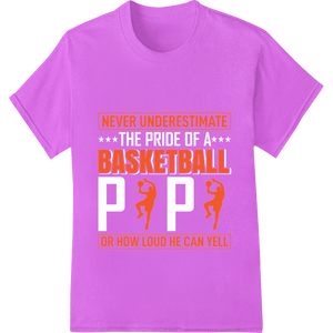 Never Underestimate Basketball - Funny Sports DTF Print - SUPERDTF - DTF Prints - DTF Transfers - Custom DTF Prints