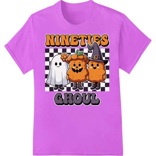 Nineties Ghoul: Retro Halloween Pumpkins DTF Print Transfer - SUPERDTF - DTF Prints - DTF Transfers - Custom DTF Prints