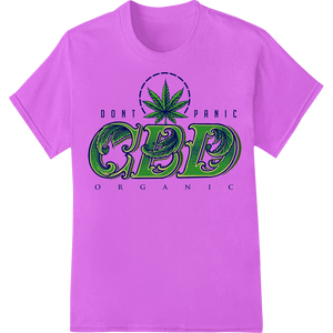 Organic CBD: Nature's Healing Touch in Bold Design - SUPERDTF - DTF Prints - DTF Transfers - Custom DTF Prints