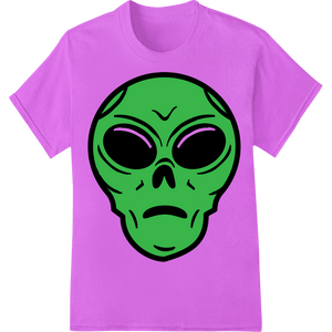 Otherworldly Alien Skull - Spooky Halloween Heat Transfer - SUPERDTF - DTF Prints - DTF Transfers - Custom DTF Prints