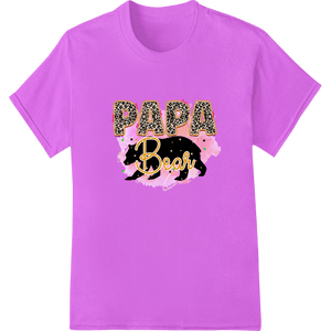 Papa Bear - Playful Father's Day DTF Print Heat Transfer - SUPERDTF - DTF Prints - DTF Transfers - Custom DTF Prints