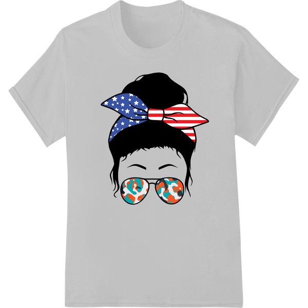 Patriotic American Flag Sunglasses DTF Print Heat Transfer - SUPERDTF - DTF Prints - DTF Transfers - Custom DTF Prints