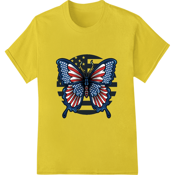 Patriotic Butterfly: 4th of July Heat Transfer Print - SUPERDTF - DTF Prints - DTF Transfers - Custom DTF Prints