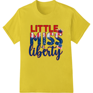 Patriotic 'LITTLE MISS liberty' Heat Transfer Design - SUPERDTF - DTF Prints - DTF Transfers - Custom DTF Prints