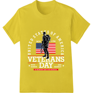 Patriotic Soldier Memorial Day DTF Print Heat Transfer - SUPERDTF - DTF Prints - DTF Transfers - Custom DTF Prints