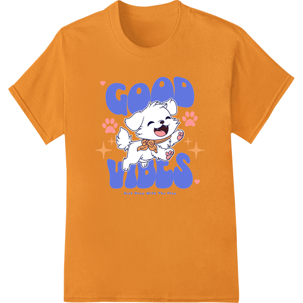 Pawsitive Kitty Sketch - Cute Cat 'Good Vibes' Graphic - SUPERDTF - DTF Prints - DTF Transfers - Custom DTF Prints