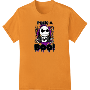 Peek - a - BOO Cute Halloween Skeleton - DTF Print Transfer - SUPERDTF - DTF Prints - DTF Transfers - Custom DTF Prints