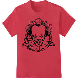 Pennywise Clown Portrait - Terrifying DTF Heat Transfer - SUPERDTF - DTF Prints - DTF Transfers - Custom DTF Prints