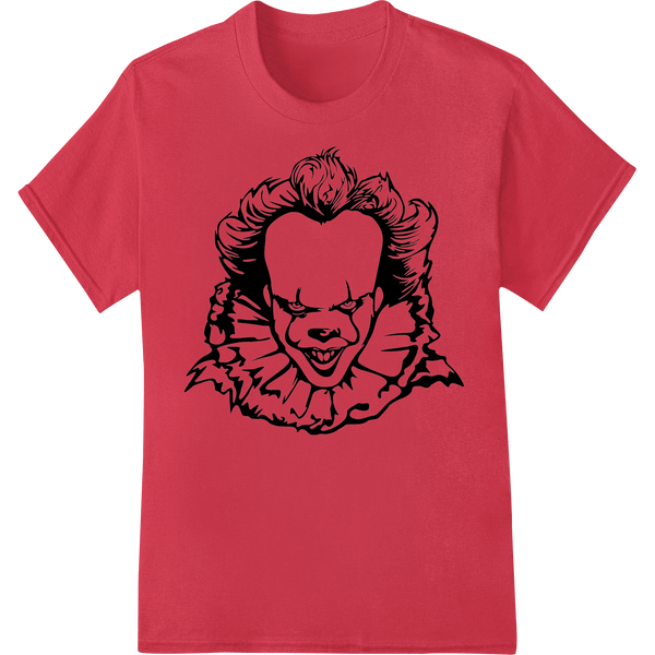 Pennywise Clown Portrait - Terrifying DTF Heat Transfer - SUPERDTF - DTF Prints - DTF Transfers - Custom DTF Prints