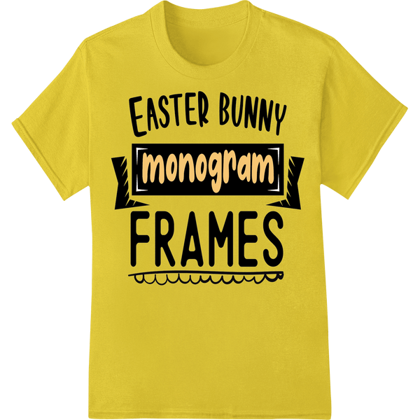 Personalize Your Easter with Fun Bunny Monogram Frames - SUPERDTF - DTF Prints - DTF Transfers - Custom DTF Prints