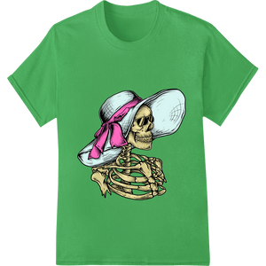 Pink Hat Skull: Day of the Dead Style Statement - SUPERDTF - DTF Prints - DTF Transfers - Custom DTF Prints