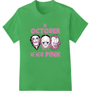 Pink Horror Icons Halloween DTF Print Heat Transfer - SUPERDTF - DTF Prints - DTF Transfers - Custom DTF Prints