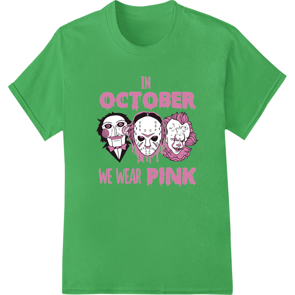 Pink Horror Icons Halloween DTF Print Heat Transfer - SUPERDTF - DTF Prints - DTF Transfers - Custom DTF Prints