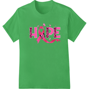 Pink Ribbon Hope - Breast Cancer Awareness Heat Transfer - SUPERDTF - DTF Prints - DTF Transfers - Custom DTF Prints