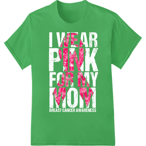 Pink Ribbon Power: Support Breast Cancer Awareness - SUPERDTF - DTF Prints - DTF Transfers - Custom DTF Prints