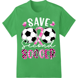 Pink Ribbon Soccer Ball DTF Print Heat Transfer - SUPERDTF - DTF Prints - DTF Transfers - Custom DTF Prints