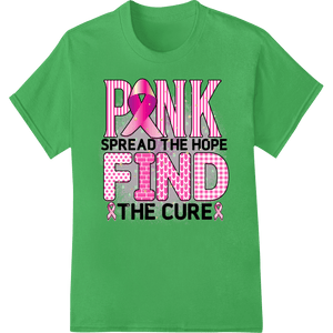 Pink Ribbon: Spread Hope, Find a Cure | Breast Cancer DTF Print - SUPERDTF - DTF Prints - DTF Transfers - Custom DTF Prints