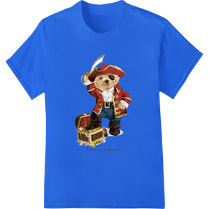 Pirate Teddy Bear Treasure Hunt Heat Transfer Design - SUPERDTF - DTF Prints - DTF Transfers - Custom DTF Prints