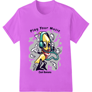 Play Your Music - Funky Cartoon Dancer DTF Heat Transfer - SUPERDTF - DTF Prints - DTF Transfers - Custom DTF Prints