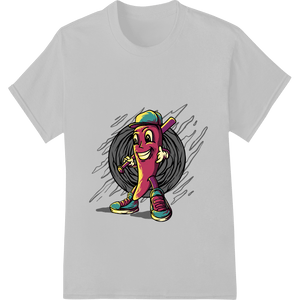 Playful Cartoon Character Heat Transfer - Bold & Vibrant - SUPERDTF - DTF Prints - DTF Transfers - Custom DTF Prints