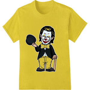 Playful Clown Caricature Heat Transfer | Super DTF Print - SUPERDTF - DTF Prints - DTF Transfers - Custom DTF Prints