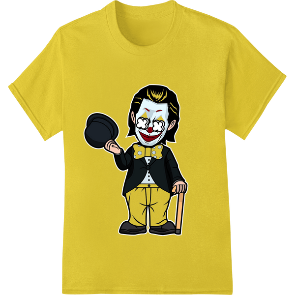 Playful Clown Caricature Heat Transfer | Super DTF Print - SUPERDTF - DTF Prints - DTF Transfers - Custom DTF Prints