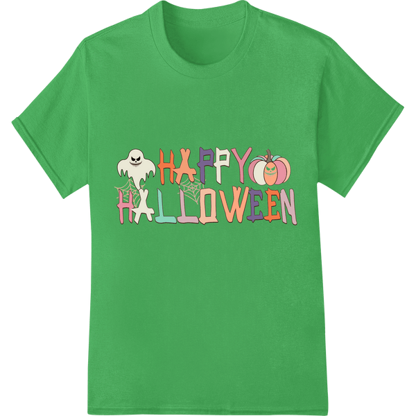 Playful Happy Halloween Design in Pastel Colors - SUPERDTF - DTF Prints - DTF Transfers - Custom DTF Prints