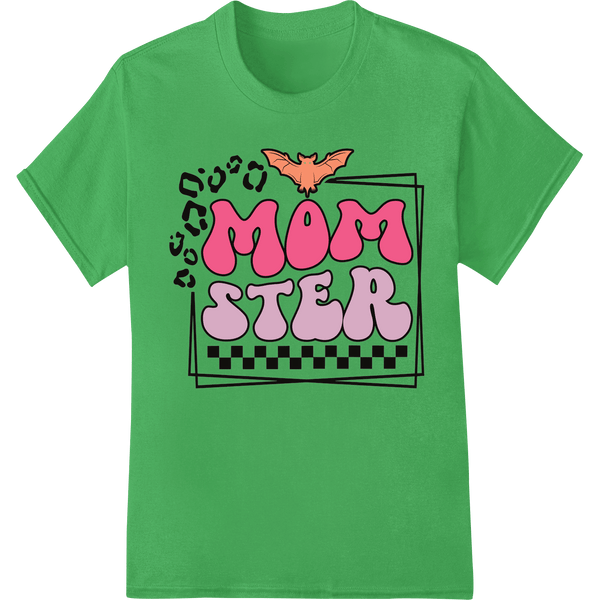 Playful 'MOM STER' Mother's Day Heat Transfer Design - SUPERDTF - DTF Prints - DTF Transfers - Custom DTF Prints