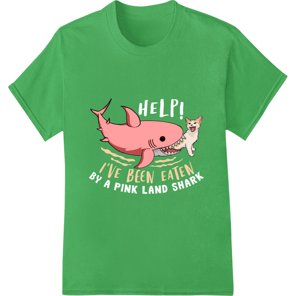 Playful Pink Shark Pun - I've Bien Eaten Funny Food Graphic - SUPERDTF - DTF Prints - DTF Transfers - Custom DTF Prints