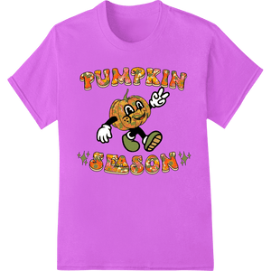 Playful Pumpkin Season Heat Transfer for Halloween Fun - SUPERDTF - DTF Prints - DTF Transfers - Custom DTF Prints