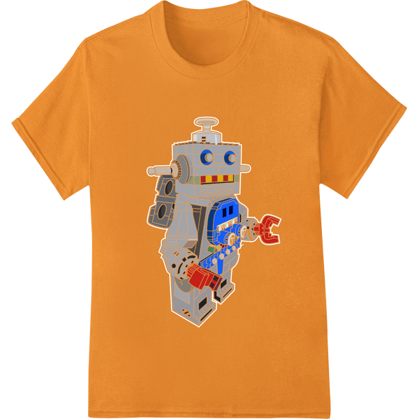 Playful Robot Toy Design for DTF Heat Transfer Printing - SUPERDTF - DTF Prints - DTF Transfers - Custom DTF Prints